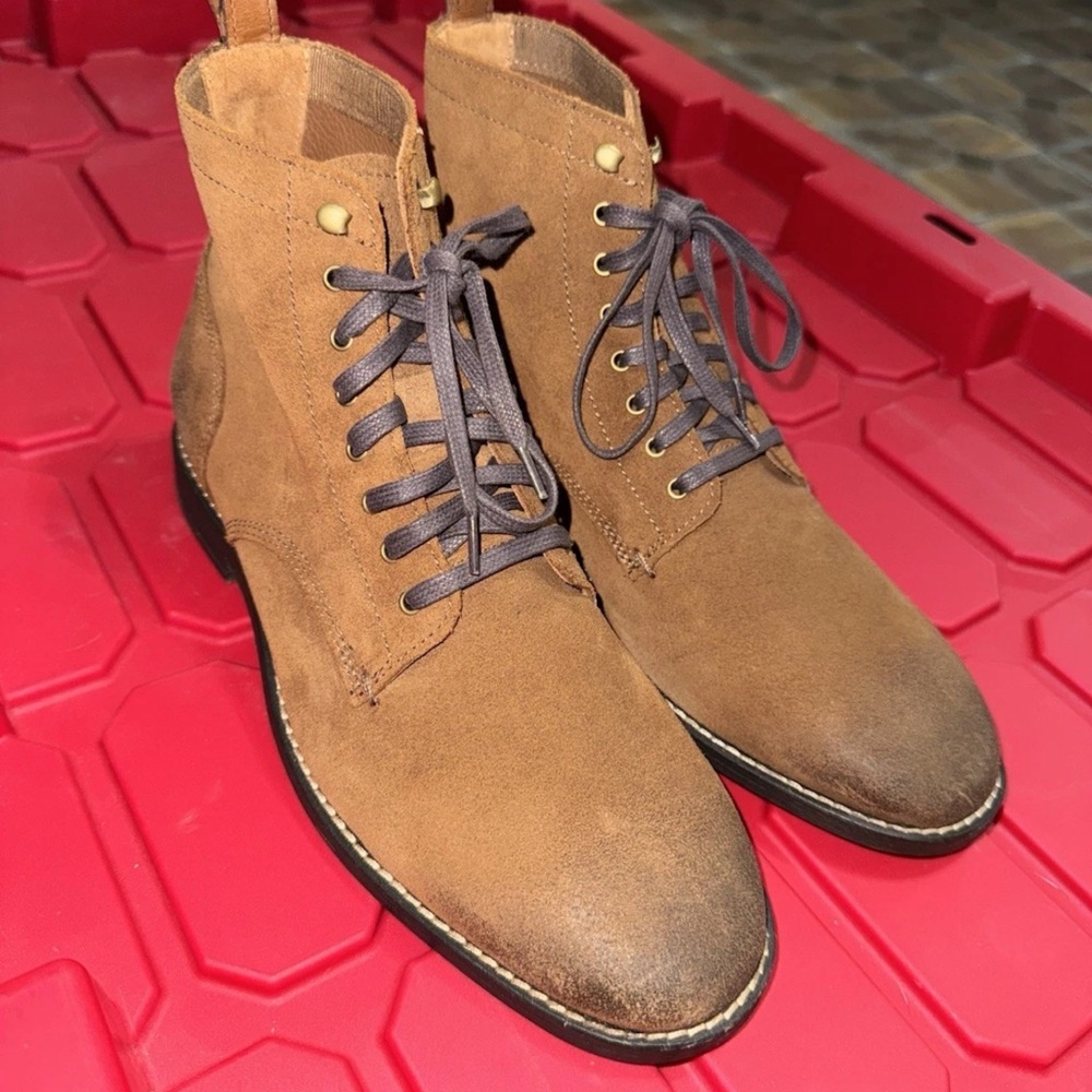 Cole Haan Feathercraft Grand Suede Oxfords Chukka Ankle Boots; Men’s Dress Shoes
